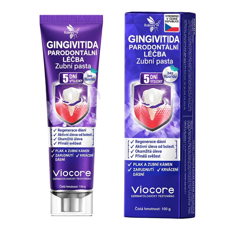 🇨🇿 Oficiální e-shop🌺✔Rolimey® VioCore Zubní pasta na léčbu zánětu dásní a parodontitidy s včelím jedem