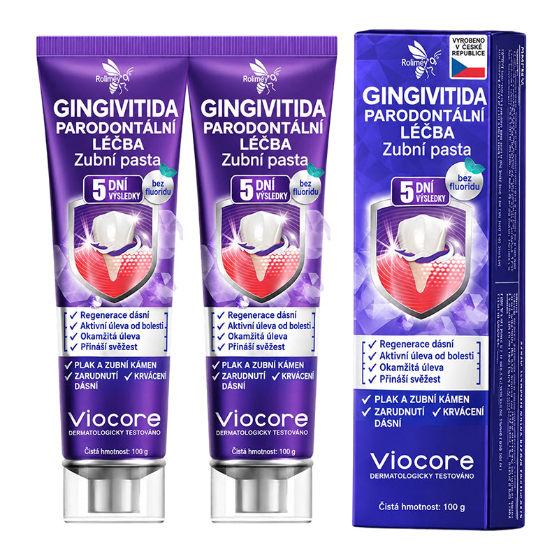 🇨🇿 Oficiální e-shop🌺✔Rolimey® VioCore Zubní pasta na léčbu zánětu dásní a parodontitidy s včelím jedem
